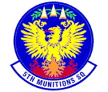 5th Munitions Squadron emblem