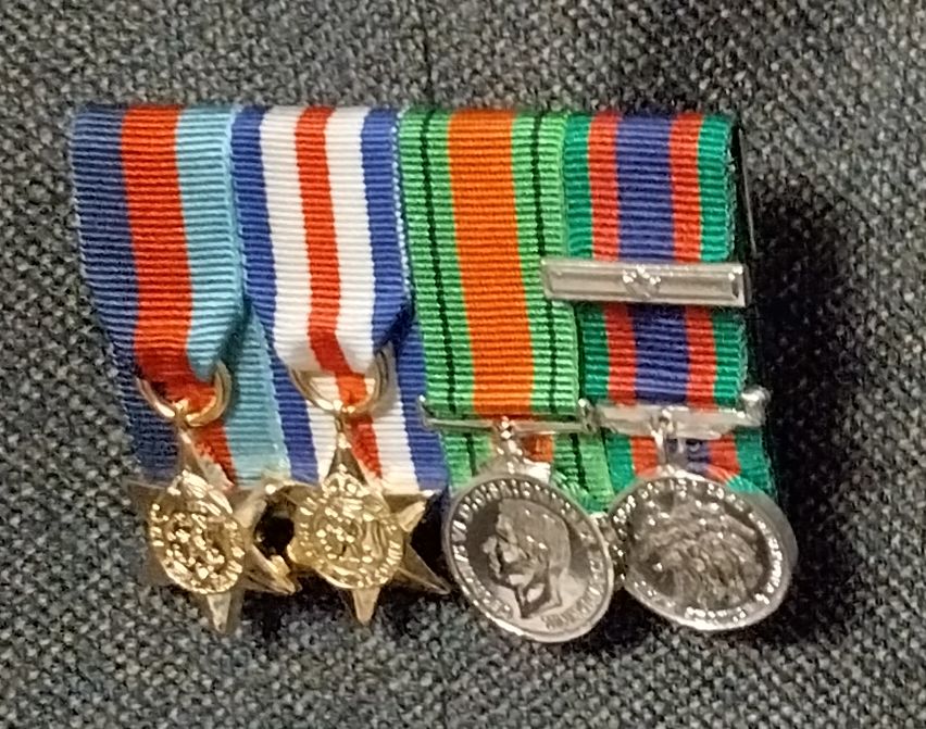 Dad's medals (143K)