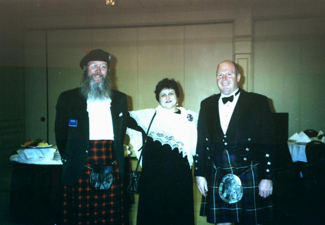 Russ, Carole and Bill Baker at the St. Andrew's Dinner